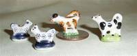 4 miniature creamers
